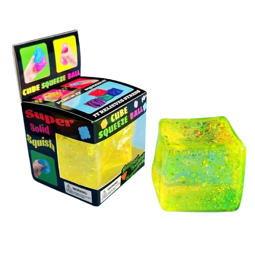 Glittery Cube Squishy